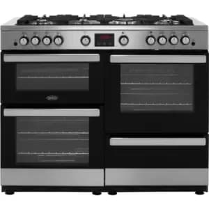 Belling CookcentreX110G 110cm Gas Range Cooker - Black - A/A Rated