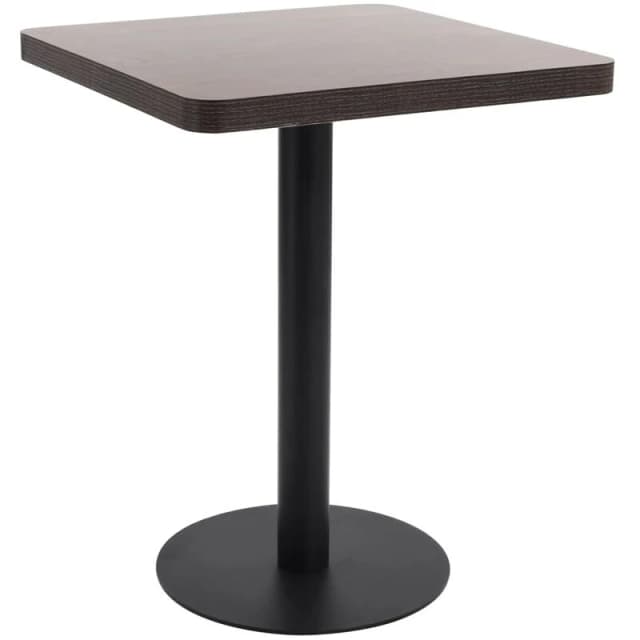 VIDAXL Bistro Table Dark Brown 60X60cm mdf Vidaxl 286431