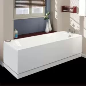 UK Bathrooms 1700mm White Gloss Waterproof Front Bath Panel - White Gloss
