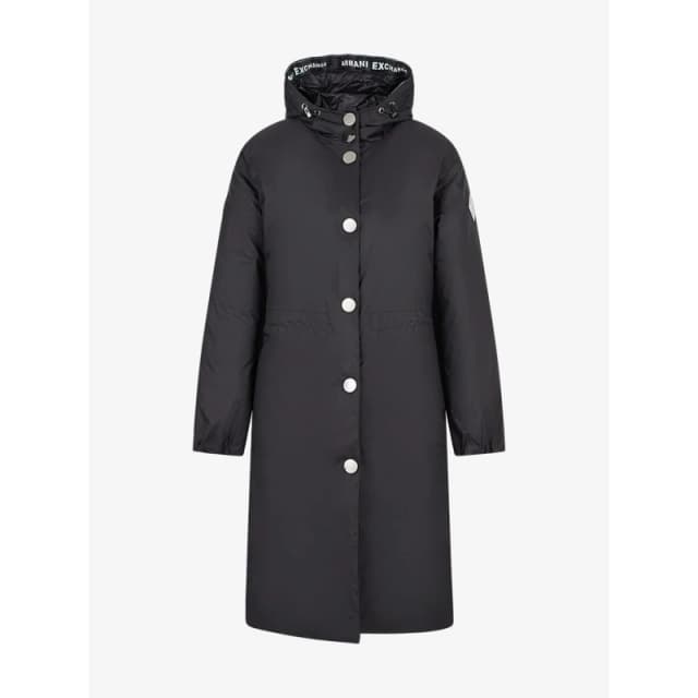 Armani Exchange Long Coat Black female XS