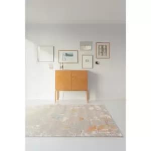 City 466117 AK990 200cm x 290cm Rectangle - Grey and Multicoloured