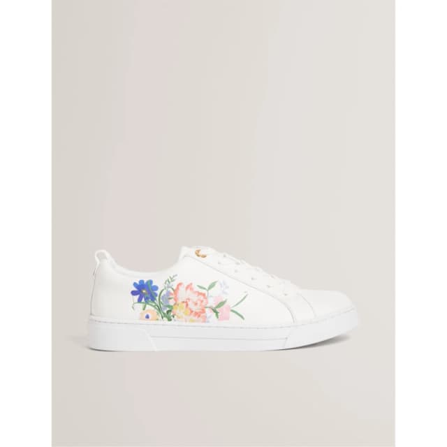 Ted Baker Ted Printed Trainer Ld62 White female 4 (37)