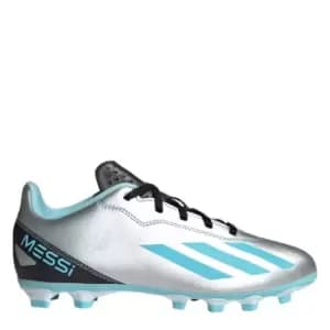 adidas X.4 Childrens Firm Ground Football Boots - Silver