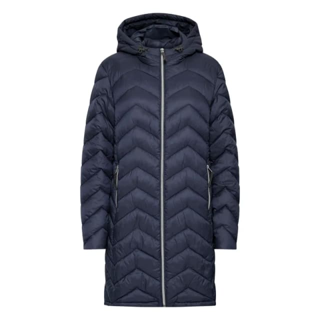 fransa Womens down jacket fransa Bapadding 12 Bleu Female M