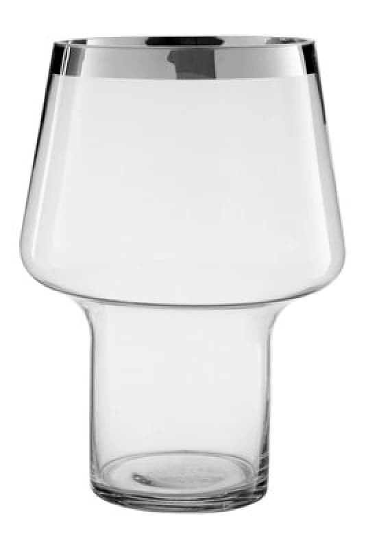 Premier Housewares Verre Glass Vase Clear