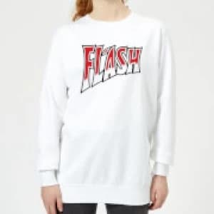 Queen Flash Womens Sweatshirt - White - 3XL