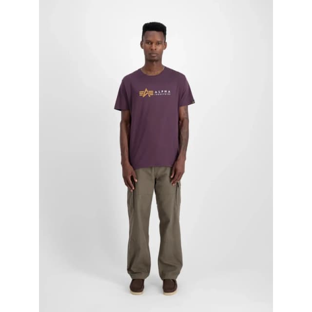 alpha industries T-Shirt Alpha Industries Alpha Label Violet Male L