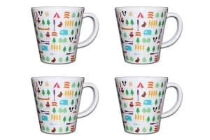 OLPRO Berrow Hill Melamine Mug Pack of 4