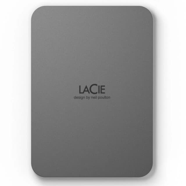 Seagate LaCie Mobile Drive Secure external hard drive 2 TB USB Type-C 3.2 Gen 1 (3.1 Gen 1) Grey STLR2000400