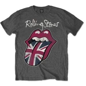 The Rolling Stones - Union Jack Tongue Unisex X-Small T-Shirt - Grey