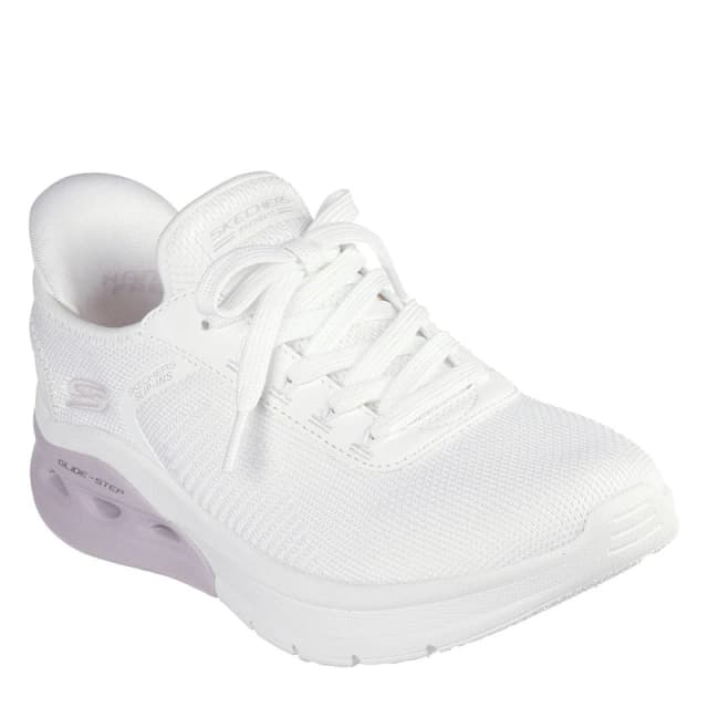 Skechers Womens Bobs Arc Waves Runners White female 4 (37)