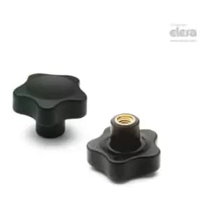 Elesa - Solid lobe knob-VC.692/25 B-M6