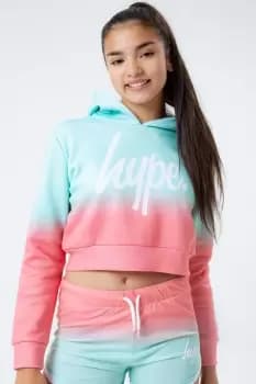 HYPE BUBBLEGUM FIZZ KIDS CROP PULLOVER HOODIE