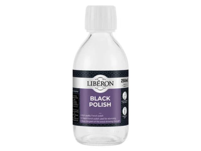 Liberon 'Black Polish' 250ml Black