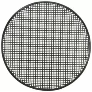 Loops - 380mm 15' Black Metal Round Speaker Mesh Grill Cabinet Subwoofer Cover