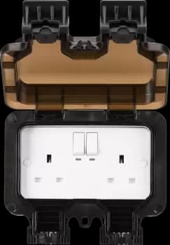 Smart 13A 2G Outdoor Socket 230V IP66 W