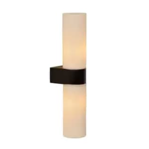 Lucide Jesse Classic Wall Light Bathroom 2xG9 IP44 Black