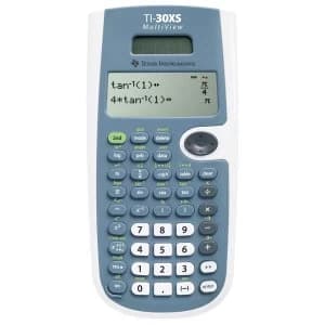 Texas TI30XS Solar Scientific Calculator with Multi-Line Display