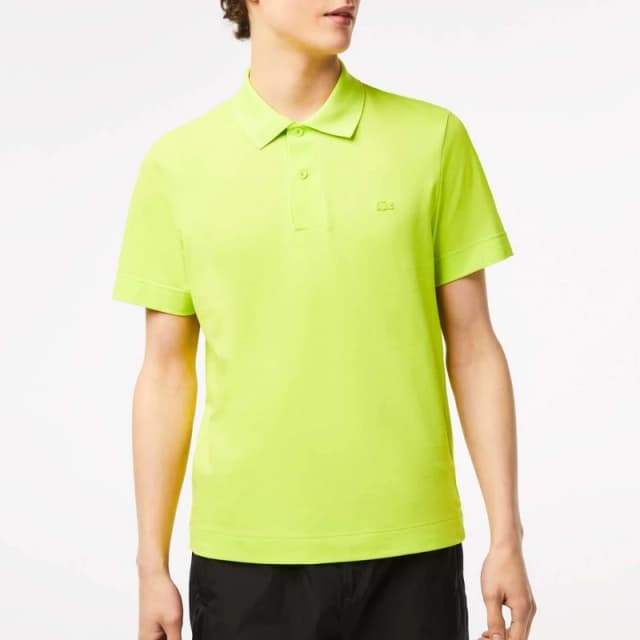 Lacoste Regular Fit Movement Piqu Polo Shirt - Yellow Yellow XS