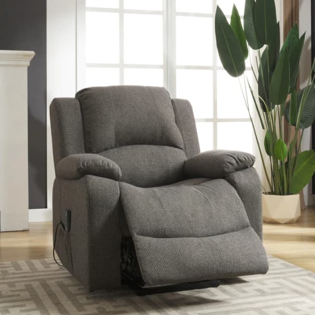 Artemis Home Marldon Electric Riser Recliner with Massage & Heat in Dark Grey Dark Grey Unisex