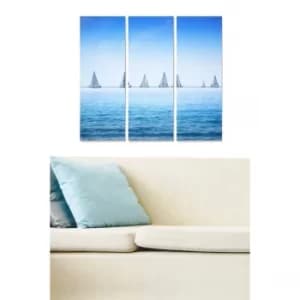 MDF183709511 Multicolor Decorative MDF Painting (3 Pieces)