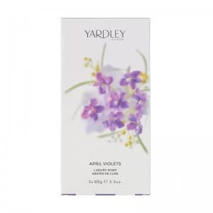Yardley April Violets Soap Trio 300g