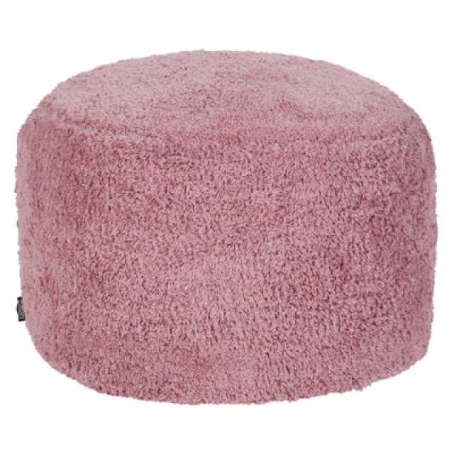 Beliani Pouffe Kandhkot Cotton Pink