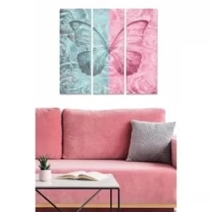 MDF4811564 Multicolor Decorative MDF Painting (3 Pieces)