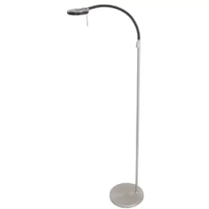 Turound Reading Lamp Steel Brushed