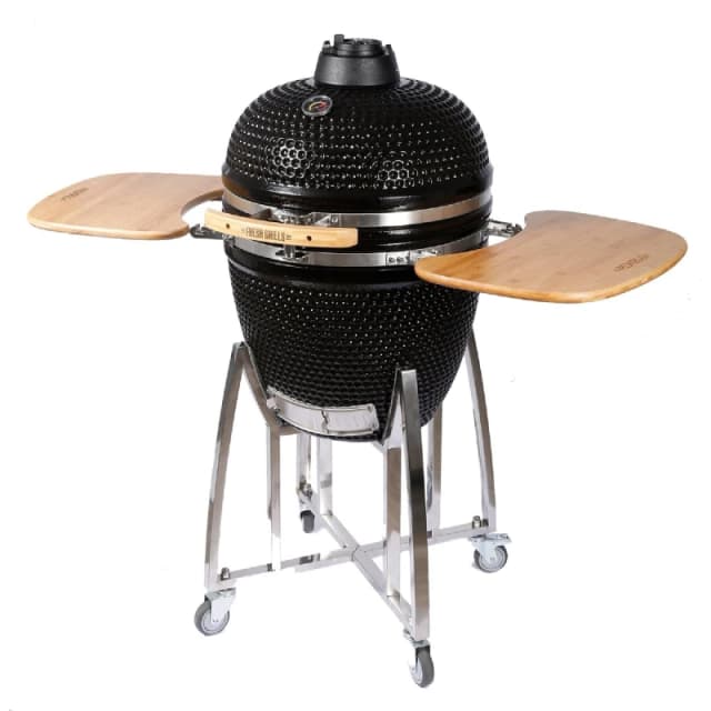 Monstershop Fresh Grills Kamado Charcoal BBQ Grill 21" - Mega in Black Unisex