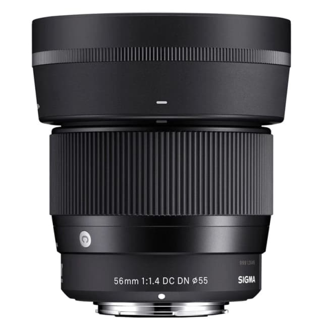 SIGMA Contemporary 56mm f/1.4 DC DN Telephoto Prime Lens - for Canon, Black 085126351724