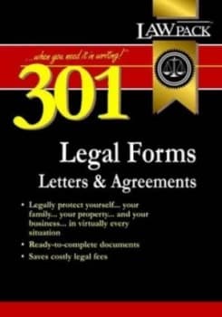 301 Legal Forms Letters and Agreements Paperback