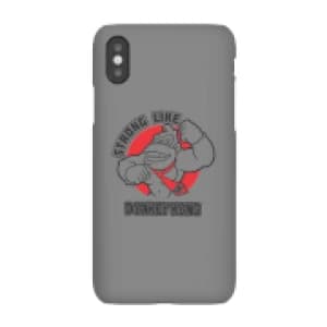 Nintendo Donkey Kong Strong Like Donkey Kong Phone Case - iPhone X - Snap Case - Gloss