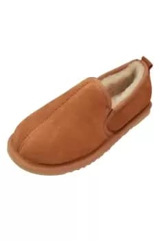 Sheepskin Lined Soft Suede Sole Slippers