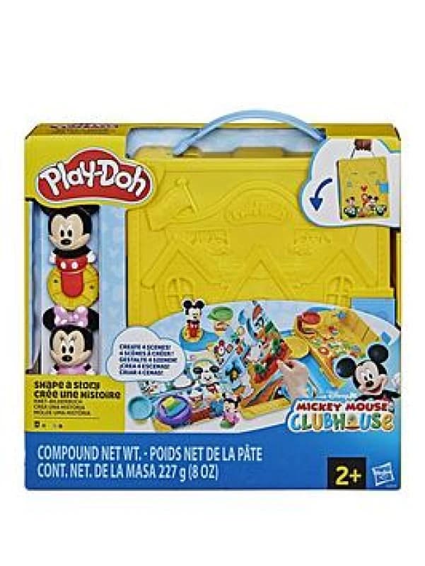 Play-Doh Disney Junior Shape a Story Playset Storage & Travel Arts & Crafts Preschool Toys for Children Aged 2+