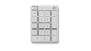 Microsoft Bluetooth Number Pad Numeric Keypad Bluetooth 5 Universal Wh
