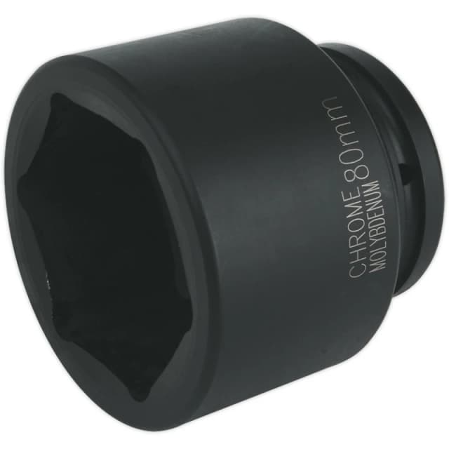 Loops 80mm Forged Impact Socket - 1" Sq Drive - Chromoly Impact Wrench Socket Multi