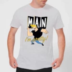 Johnny Bravo Man I'm Pretty Mens T-Shirt - Grey - 3XL