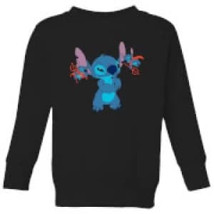 Disney Lilo And Stitch Little Devils Kids Sweatshirt - Black - 11-12 Years