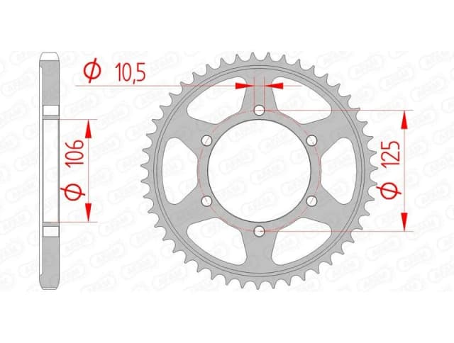 AFAM 86605-50 Chain Sprocket Chain Sprocket (5479)