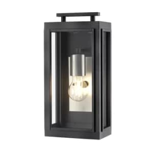 Hinkley Sutcliffe Outdoor 1 Light Wall Lantern Aged Zinc IP44