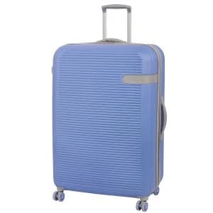 IT Luggage 8 Wheel Hard Shell Large Light Blue Suitcase