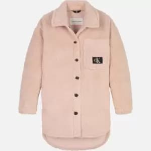 Calvin Klein Girls Monogram Over Coat - Pale Rose - 14 Years