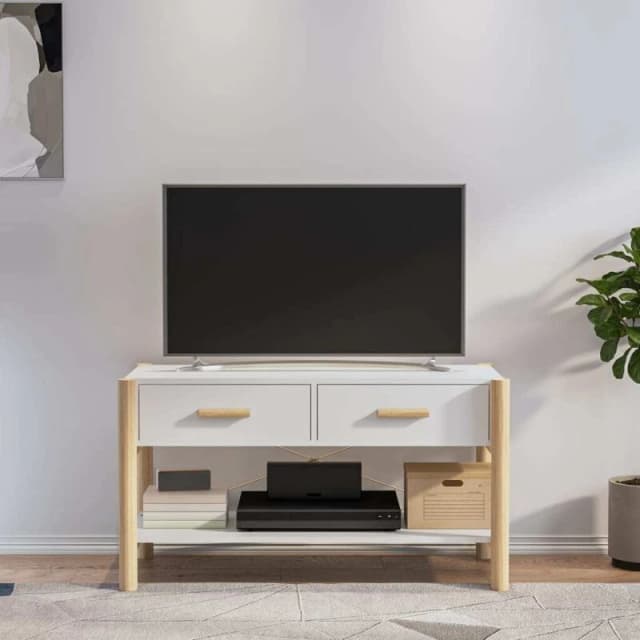 Vidaxl TV Cabinet White 82X38X45cm Engineered Wood, White 345660