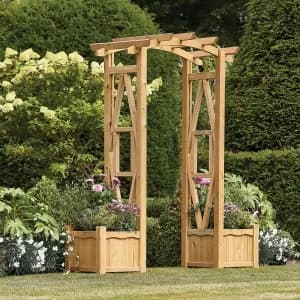 Woodshaw Hanbury Arch with Planters