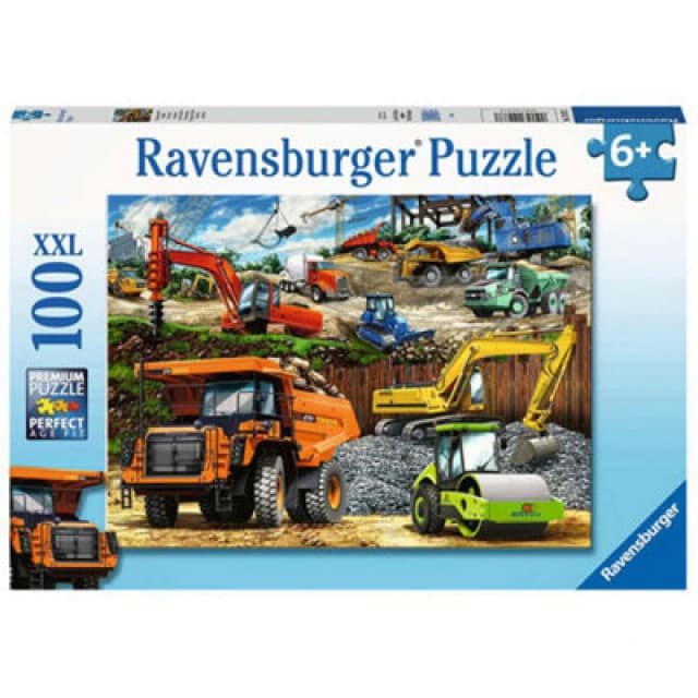 Construction Vehicles XXL 100 Pc