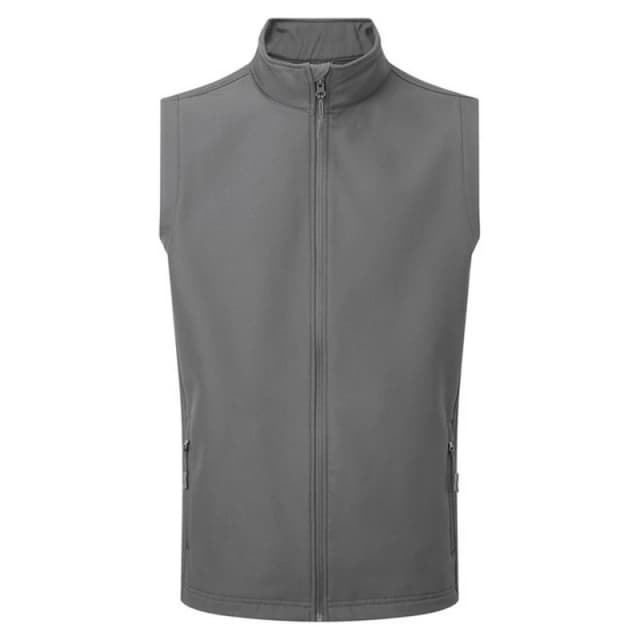 Premier Premier Men Windchecker Printable Gilet in Dark Grey Size: Small Dark Grey S Male 5063238278677