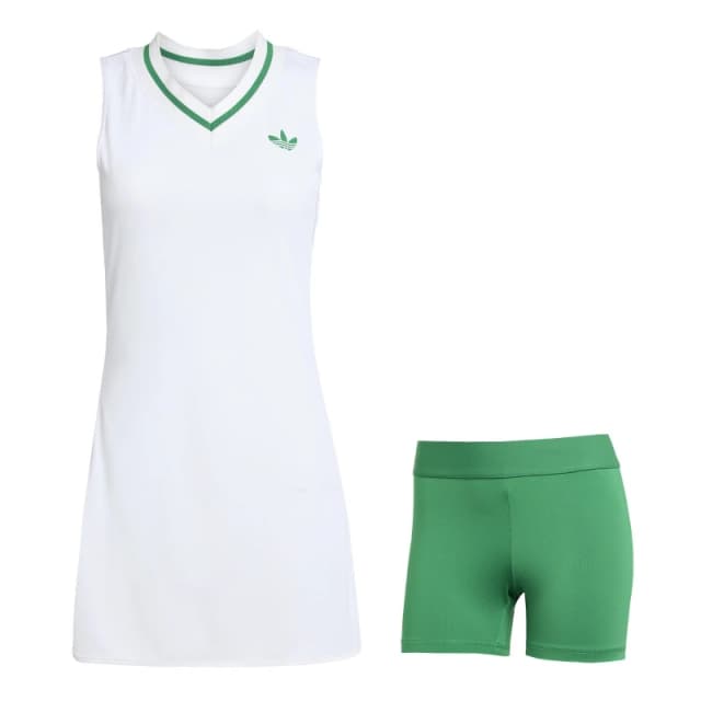 adidas Wimbledon Tennis Dress Womens White female 8 (XS)