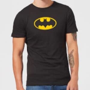 Justice League Batman Logo Mens T-Shirt Black