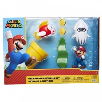 Underwater Diorama (World Of Nintendo Super Mario) Figure Set